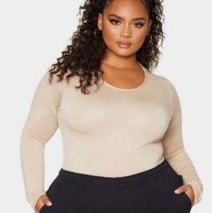 NWT - Crew Neck Long Sleeve Bodysuit